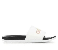 Adults' Adidas Adilette Comfort Print Sport Slides