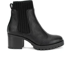 Adults' Yellow Box Taiya Heeled Chelsea Booties