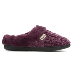 Dearfoams Cable Knit Chenille Slippers
