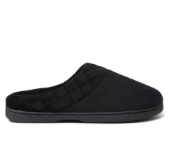 Dearfoams Darcy Velour Clog with Quilt Cuff Slippers