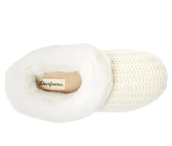 Dearfoams Hannah Festive Knit Clog Slippers