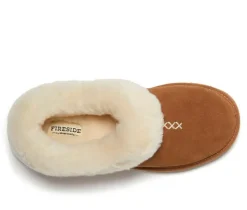 Fireside by Dearfoams Adelaide Shearling Slippers