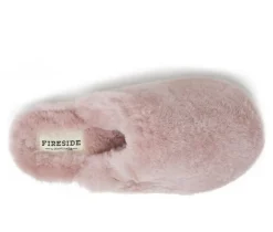 Fireside by Dearfoams Women's Shelly Beach Shearling Scuff Slippers