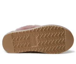 Fireside by Dearfoams Women's Sydney Genuine Sherling Scuff Slippers