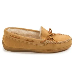 Minnetonka Women's Pile Lined Hardsole Moccasins