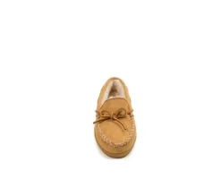 Minnetonka Women's Pile Lined Hardsole Moccasins