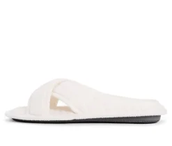 MUK LUKS Ada Micro Chenille Criss Cross Slippers