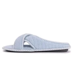 MUK LUKS Ada Micro Chenille Criss Cross Slippers