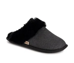 MUK LUKS Angled Sparkle Scruff Slippers