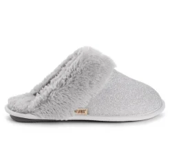 MUK LUKS Angled Sparkle Scruff Slippers