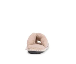 MUK LUKS Darlene Micro Chenille Thong Slippers