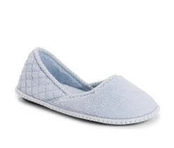 MUK LUKS Women's Beverly Micro Chenille Slip-on Slippers