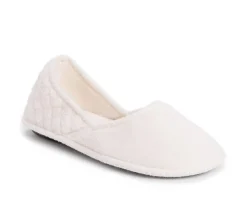 MUK LUKS Women's Beverly Micro Chenille Slip-on Slippers