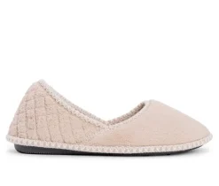 MUK LUKS Women's Beverly Micro Chenille Slip-on Slippers