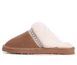 MUK LUKS Women's Dawn Suede Scuff Slippers