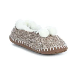 MUK LUKS Women's Knit Ballerina Slippers