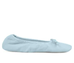 MUK LUKS Women's Stretch Satin Ballerina Slipper