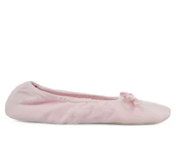 MUK LUKS Women's Stretch Satin Ballerina Slipper