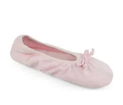 MUK LUKS Women's Stretch Satin Ballerina Slipper
