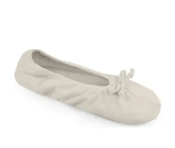MUK LUKS Women's Stretch Satin Ballerina Slipper