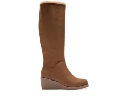 Women's Aerosoles Binocular Shearling Tall Winter Wedge Boots