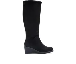 Women's Aerosoles Binocular Shearling Tall Winter Wedge Boots