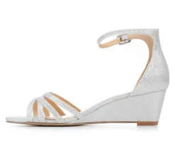 Women's American Glamour BadgleyM Jemi Special Occasion Wedge Sandals