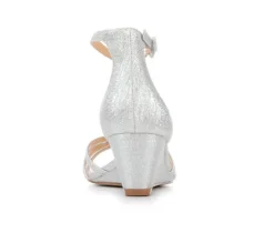 Women's American Glamour BadgleyM Jemi Special Occasion Wedge Sandals