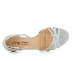 Women's American Glamour BadgleyM Jemi Special Occasion Wedge Sandals