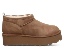 Women's Bearpaw Retro Super Short Vegan Platform Winter Booties