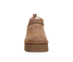 Women's Bearpaw Retro Super Short Vegan Platform Winter Booties