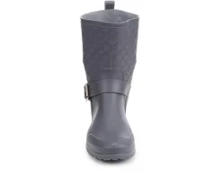 Women's Capelli New York Solid Quilted Rain Boots