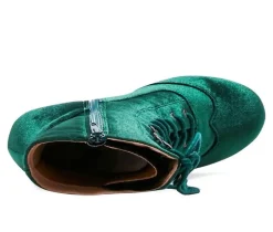 Women's Chelsea Crew Claire Lace Up Mid Calf Booties