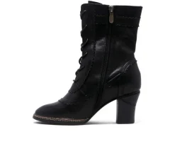 Women's Chelsea Crew Glimpse Mid Calf Lace Up Heeled Boots