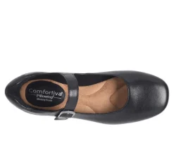 Women's Comfortiva Kaylee Slip Resistant Mary Jane Flats