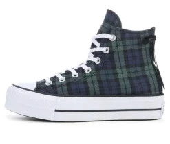 Women's Converse Ctas Lift High Plaid Sneakers