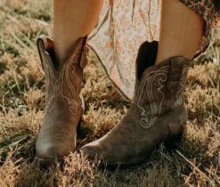 Women's Durango Crush Distressed Shortie Western Boots