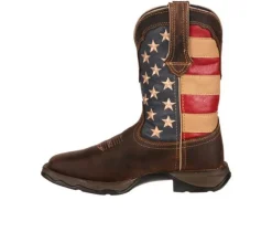 Women's Durango Patriotic Pull On Western Flag Cowboy Boots