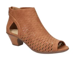 Women's Easy Street Sunrise Heeled Peep Toe Booties