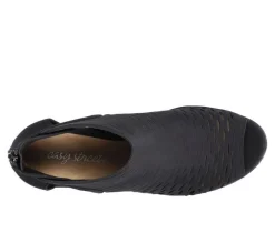 Women's Easy Street Sunrise Heeled Peep Toe Booties