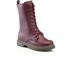 Women's Henry Ferrara B905 Mid Calf Combat Boots