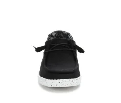 Women's HEYDUDE Wendy Black Odyssey Casual Shoes