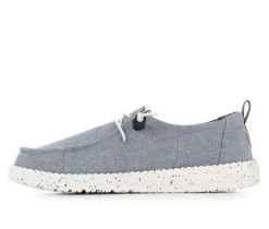 Women's HEYDUDE Wendy Chambray Casual Shoes