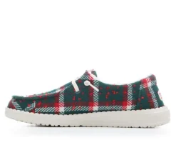 Women's HEYDUDE Wendy Confetti Plaid Casual Shoes