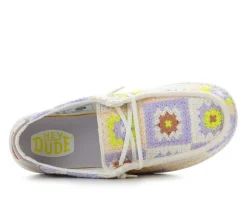 Women's HEYDUDE Wendy Cottage Crochet Casual Shoes
