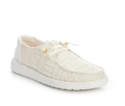 Women's HEYDUDE Wendy Crochet Lace Casual Shoes