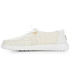 Women's HEYDUDE Wendy Crochet Lace Casual Shoes