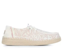 Women's HEYDUDE Wendy Espadrille Retro Palm Casual Shoes