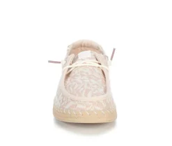 Women's HEYDUDE Wendy Espadrille Retro Palm Casual Shoes