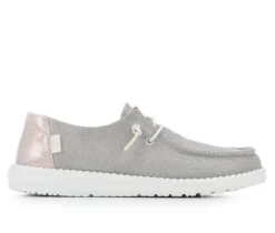 Women's HEYDUDE Wendy Metallic Sparkle Casual Shoes